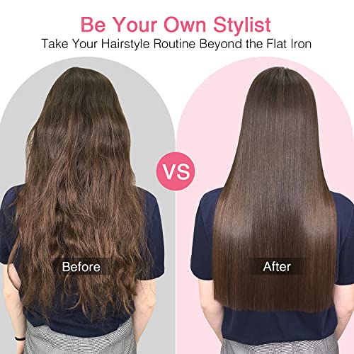 13-in-1 Hair Straightening Brush Flat Iron for All Hair Types, Fast Heating - Image 6