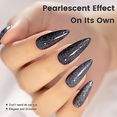 13ml Black Gel Nail Polish Kit High-Gloss Long-Lasting Easy Apply - Image 4