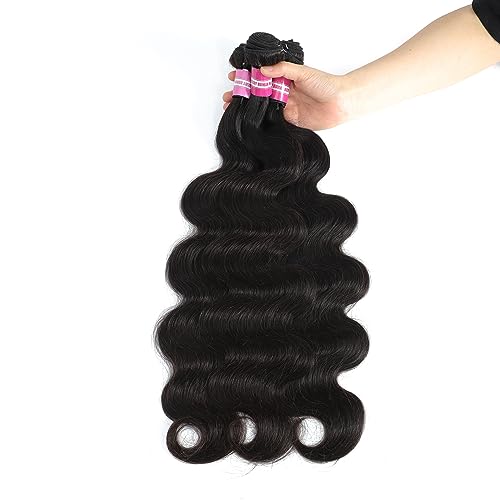 Virgin Human Hair Bundles 100g Natural Black 10A Grade with Afterpay