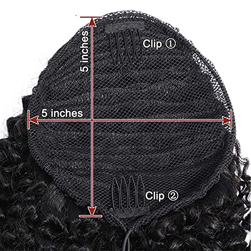 20-Inch Natural Look Human Hair Drawstring Ponytail Extensions for Effortless Styling - Image 4