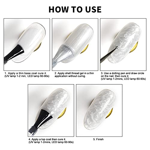 Swirl Nail Polish: Unique Blending Colors for Nail Art - Image 6
