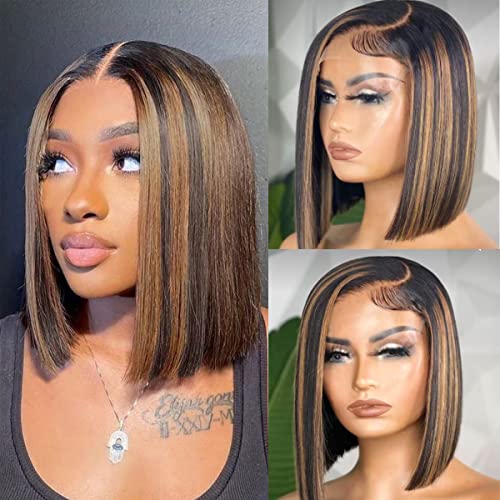 Human Hair Bob Lace Front Wig