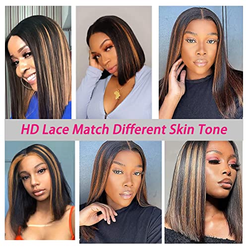 Human Hair Bob Lace Front Wig - Image 6