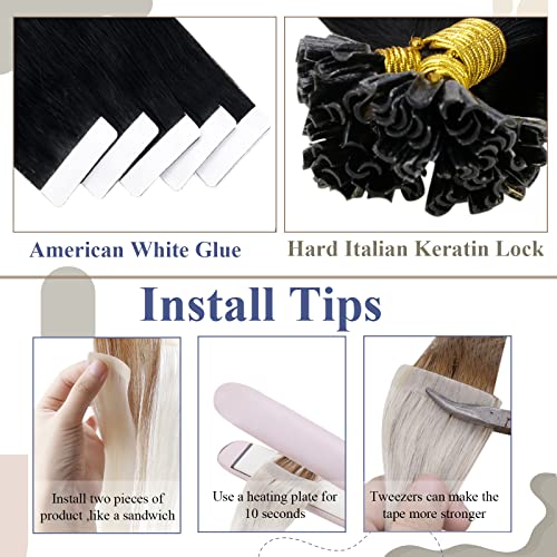 100% Human Hair Tape-In Extensions - Image 4