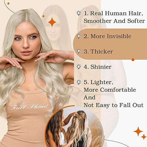 20 Inch Remy Human Hair Tape-In Extensions 100 Grams Natural Look - Image 5