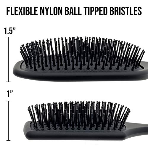 Effortless Styling Square Flat Hair Brush Perfect for All Hair Types - Image 4