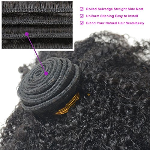 13-Inch 100% Human Hair Afro Weave for Natural Styles - Image 4
