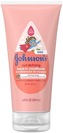 Johnsons Curl Defining Leave-In Conditioner for Curly Hair 8 oz Moisturizing Formula - Image 2