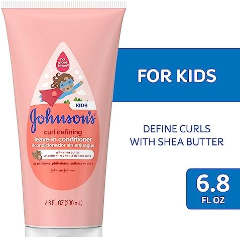 Johnsons Curl Defining Leave-In Conditioner for Curly Hair 8 oz Moisturizing Formula - Image 3