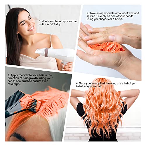 Temporary Orange Hair Color Spray for Instant Vibrant Style, 4 oz - Image 3