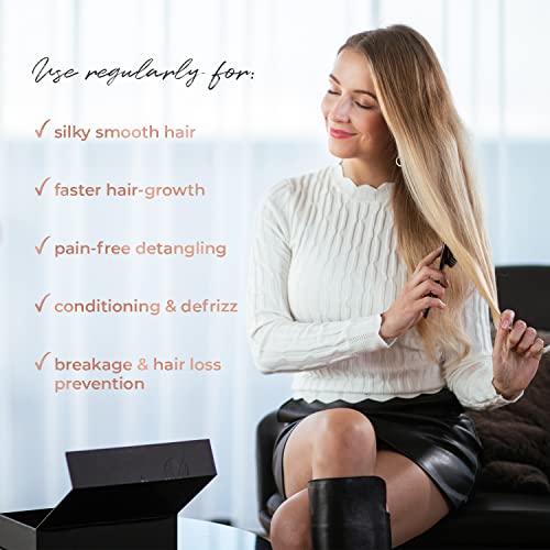 Rock and Ruddle Detangling Hair Brush for All Hair Types 14cm - Image 4