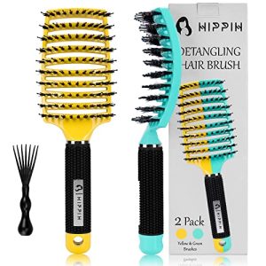 Detangling Wet/Dry Curly Hair Brush for All Hair Types and Textures