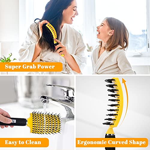 Detangling Wet/Dry Curly Hair Brush for All Hair Types and Textures - Image 4