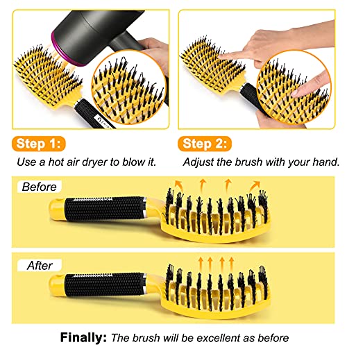 Detangling Wet/Dry Curly Hair Brush for All Hair Types and Textures - Image 5