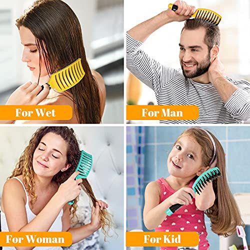 Detangling Wet/Dry Curly Hair Brush for All Hair Types and Textures - Image 6