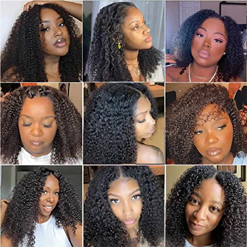 Curly U Part Wig with Human Hair - Image 2