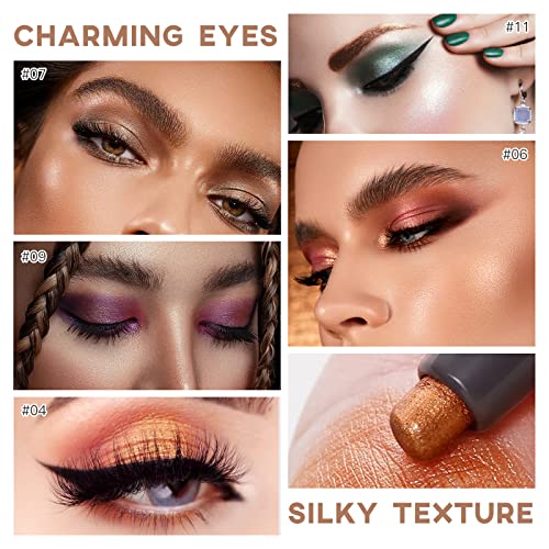 Orange and red eyeshadow look tutorial. - Image 6