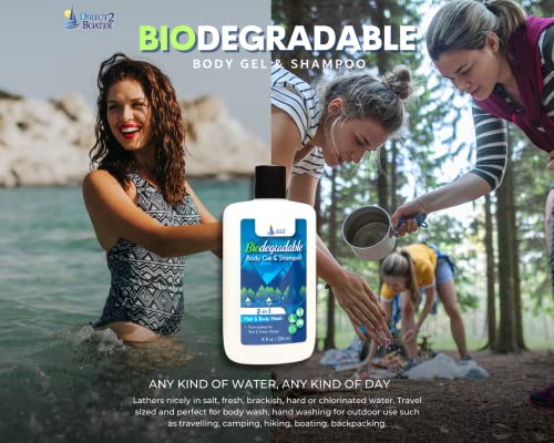Eco-Friendly Shampoo and Shower Gel for All Hair Types, 16 oz - Image 2