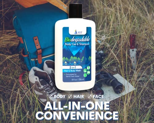 Eco-Friendly Shampoo and Shower Gel for All Hair Types, 16 oz - Image 4