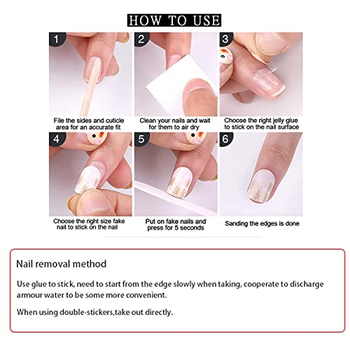 24 Piece Long Winter Coffin Acrylic Nails Set for Trendy Nail Art - Image 7