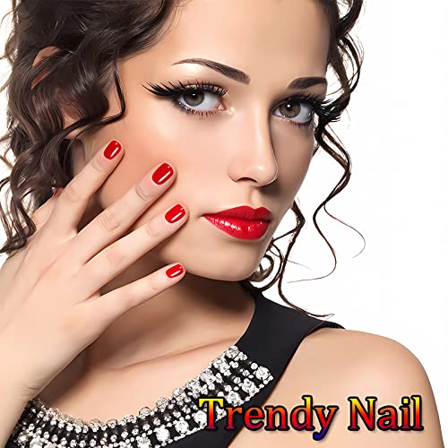 Stylish Black and Purple Acrylic Nails Set for Manicure - 24 Pieces - Image 7