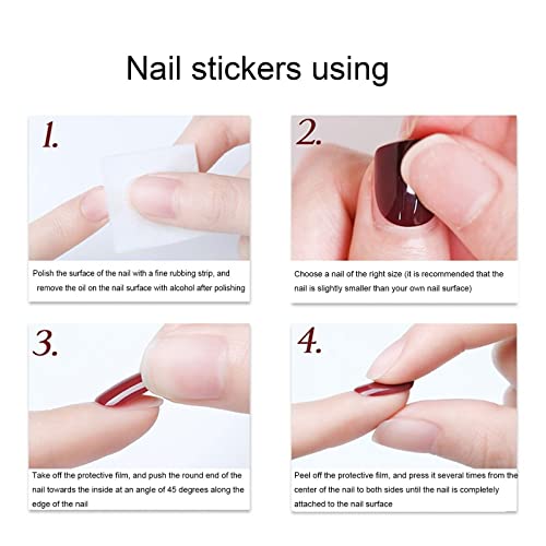 24-Piece Pastel Coffin Acrylic Nail Set for a Stylish, Medium Manicure - Image 6