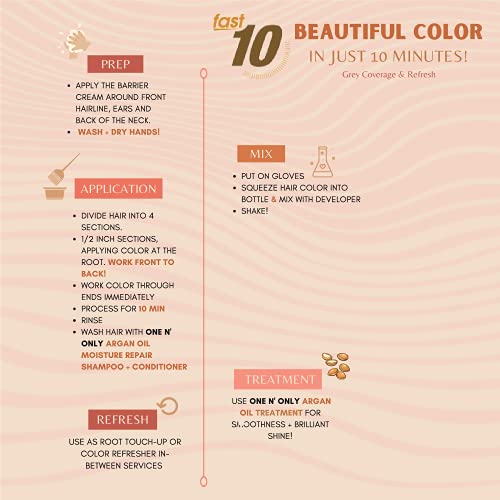 One N Only Argan Oil Hair Color 3.5 oz Rich Moisturizing Formula Vibrant Red - Image 4