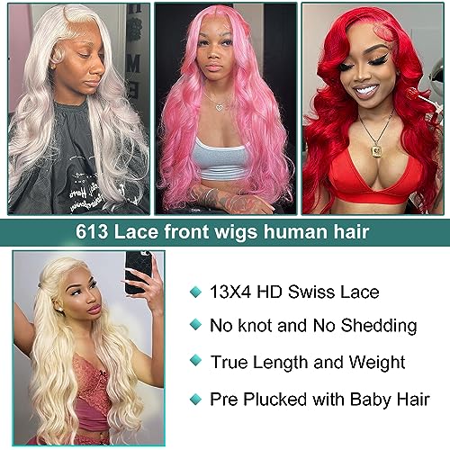 13-Word Blonde Human Hair Wig for Women, Natural Look, Comfortable Fit, Medium Size - Image 5