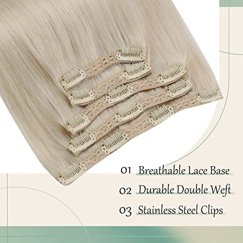 18 Inch Black Clip-In Human Hair Extensions for Instant Volume and Length - Image 4