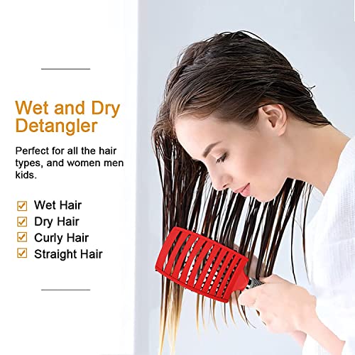 Quick Detangler Hair Brush for Effortless Styling in Minutes, Tangle-Free Design - Image 7