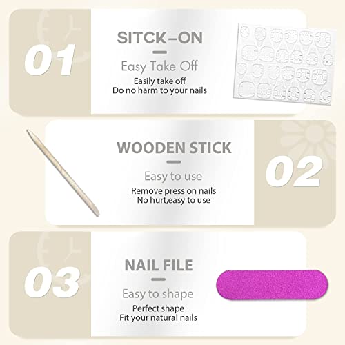 Chic Medium Length Acrylic Nails - Easy Application for a Stylish Look - Image 6