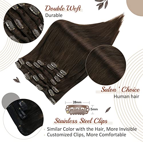 18 Inch Clip-In Remy Human Hair Extensions for Full Volume and Natural Length - Image 2