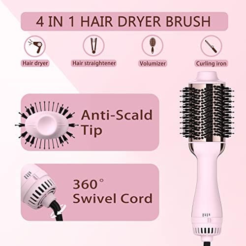 2-in-1 Blow Dryer and Straightener, Compact, Quick Drying and Styling Tool - Image 6
