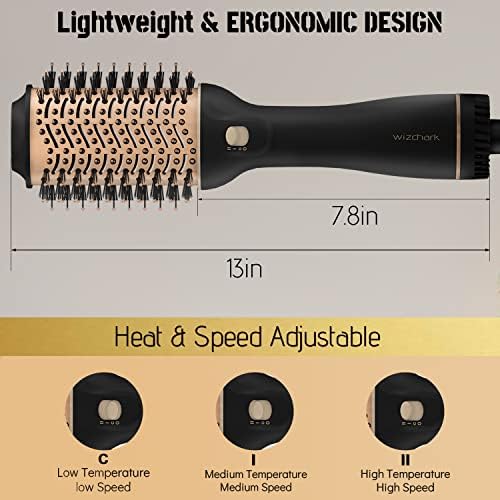 2-in-1 Roller Brush Blow Dryer for Effortless Styling and Quick Drying - 1300W - Image 2