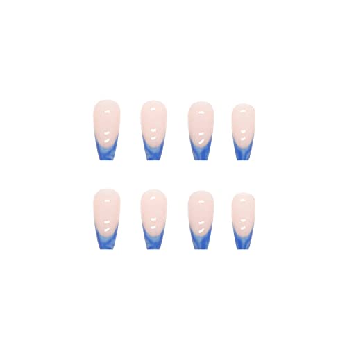 Ombre Blue Acrylic Nail Design Kit for Stunning Home Manicure Art - Image 2