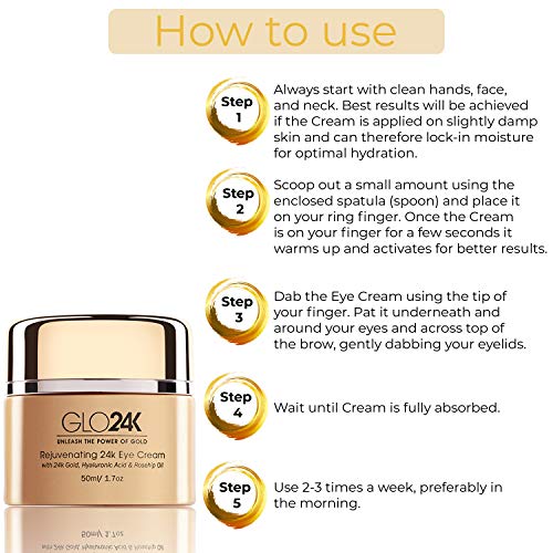 24k Gold Eye Cream by Anjo - Image 4