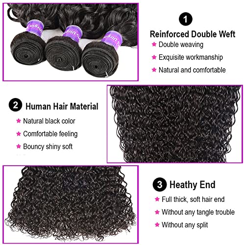 3 Bundles 20 Inch 100% Remy Human Hair Extensions Natural Look and Feel - Image 2