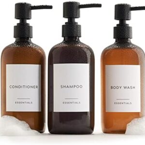 3-in-1 Shower Dispenser: Body Wash, Shampoo, Conditioner