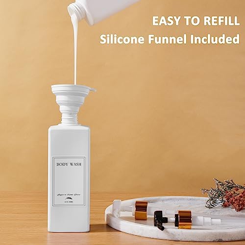 3-in-1 Shower Dispenser 16 oz Capacity for Shampoo Conditioner Body Wash - Image 5