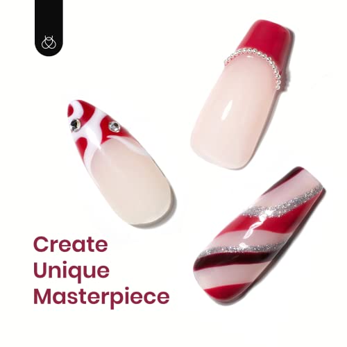 Rose Gel Nail Polish - 15ml Capacity, Long-Lasting Vibrant Color, High-Quality Formula - Image 4