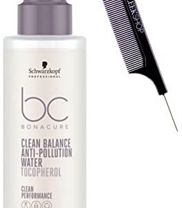 Pollution-fighting hair spray for protection.