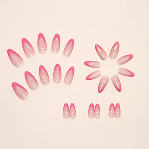 Rose Gold Stick-On Nail Wraps for Easy Application and Long-Lasting Wear, Full Cover - Image 4