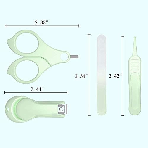 Infant Safety Nail Clippers and Scissors Set with Ergonomic Design - Image 3