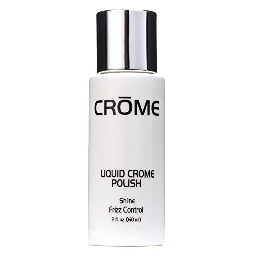 Crome Hair Gel 8 oz for Strong Hold and Shine All Hair Types