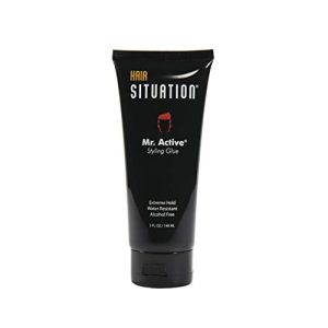 Fish Glue Hair Gel Strong Hold Shine 8 oz Container