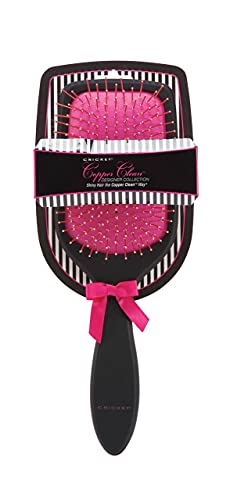 Cricket Fast Flo Hair Brush Comfortable Red Handle for Effortless Styling - Image 4