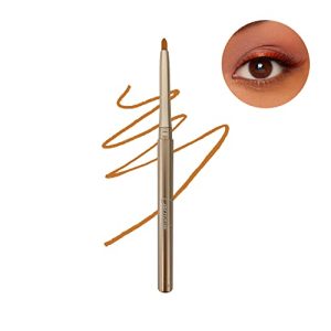 Orange eyeliner pencil for a bold pop of color.