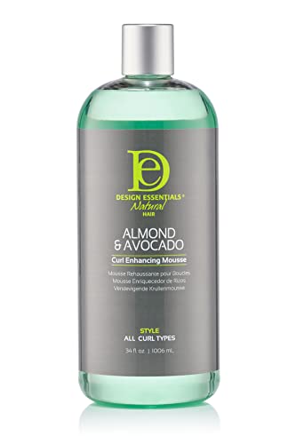 Green Collection Avocado Moisturizing Styling Foam Mousse for Curly Hair 8 oz