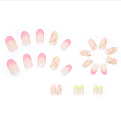 Creative Round Acrylic Nail Design Ideas 20 Unique Styles for Enthusiasts - Image 4