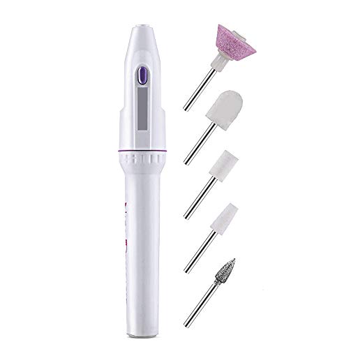 Acrylic Nail Filing Kit Home Use Fine Grit Easy Technique 10 Piece Set